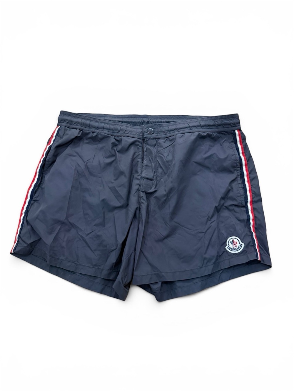 Moncler Grey/Navy Swim Trunks
